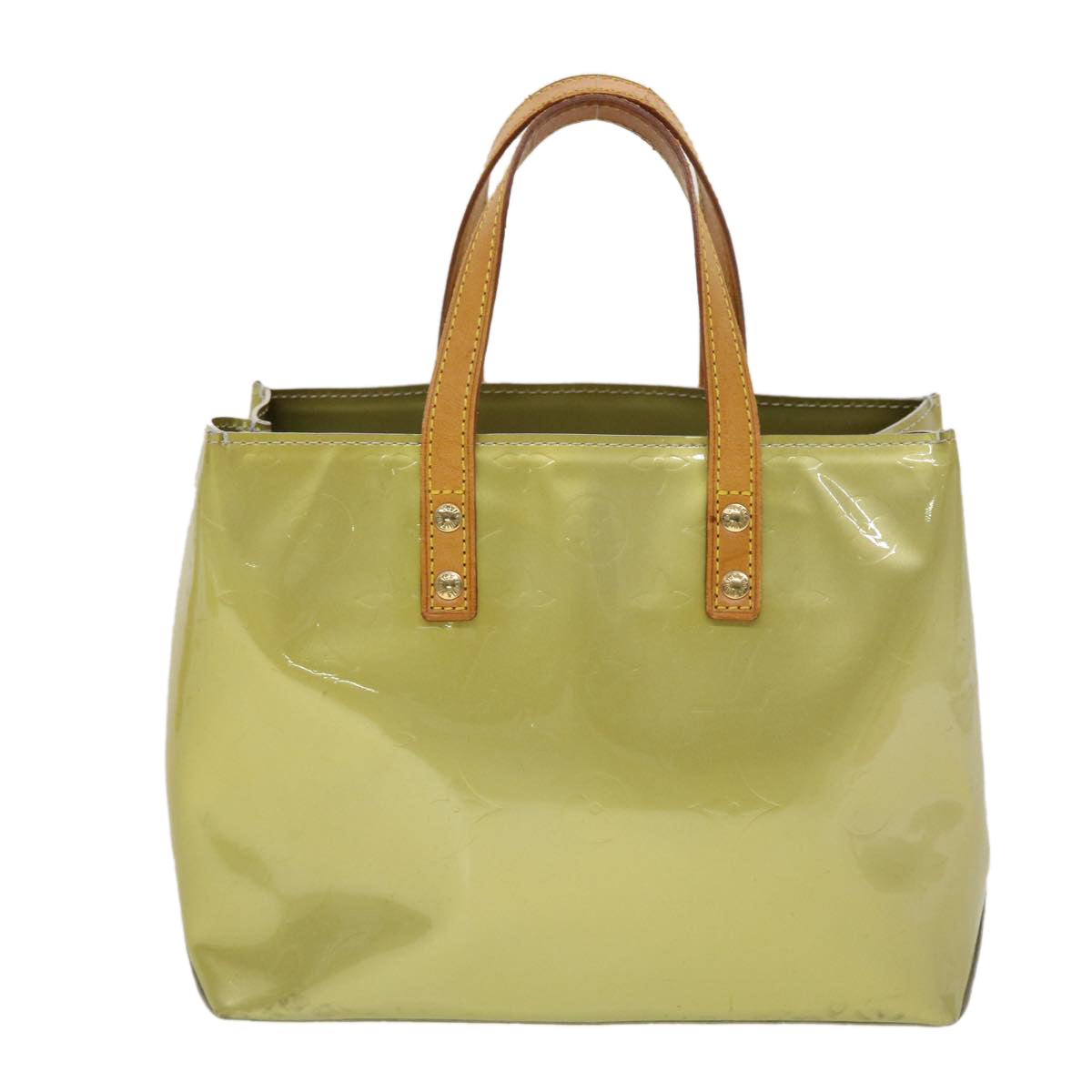 LOUIS VUITTON Monogram Vernis Reade PM Hand Bag Gris M91145 LV 45332