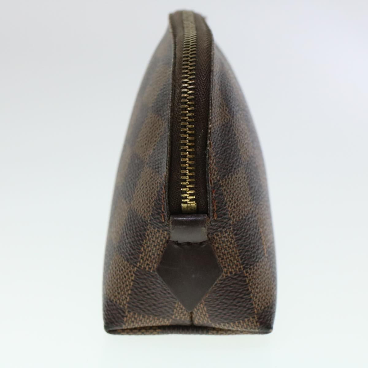 LOUIS VUITTON Damier Ebene Pochette Cosmetic PM Pouch N47516 LV 45335