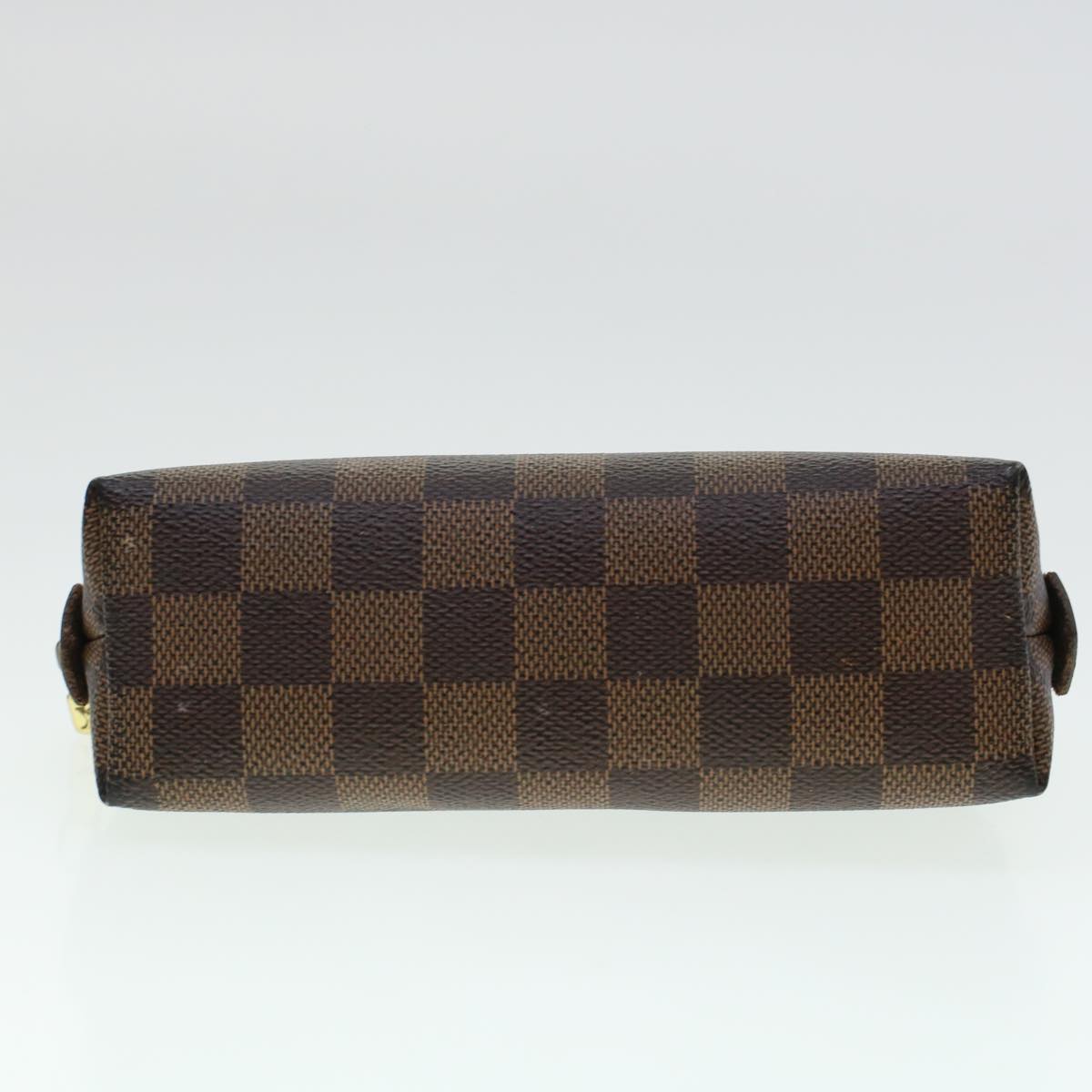 LOUIS VUITTON Damier Ebene Pochette Cosmetic PM Pouch N47516 LV 45335
