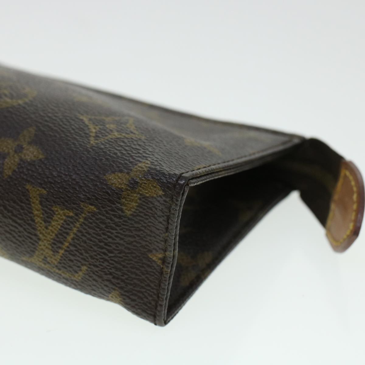 LOUIS VUITTON Monogram Poche Toilette 15 Pouch M47546 LV 45337