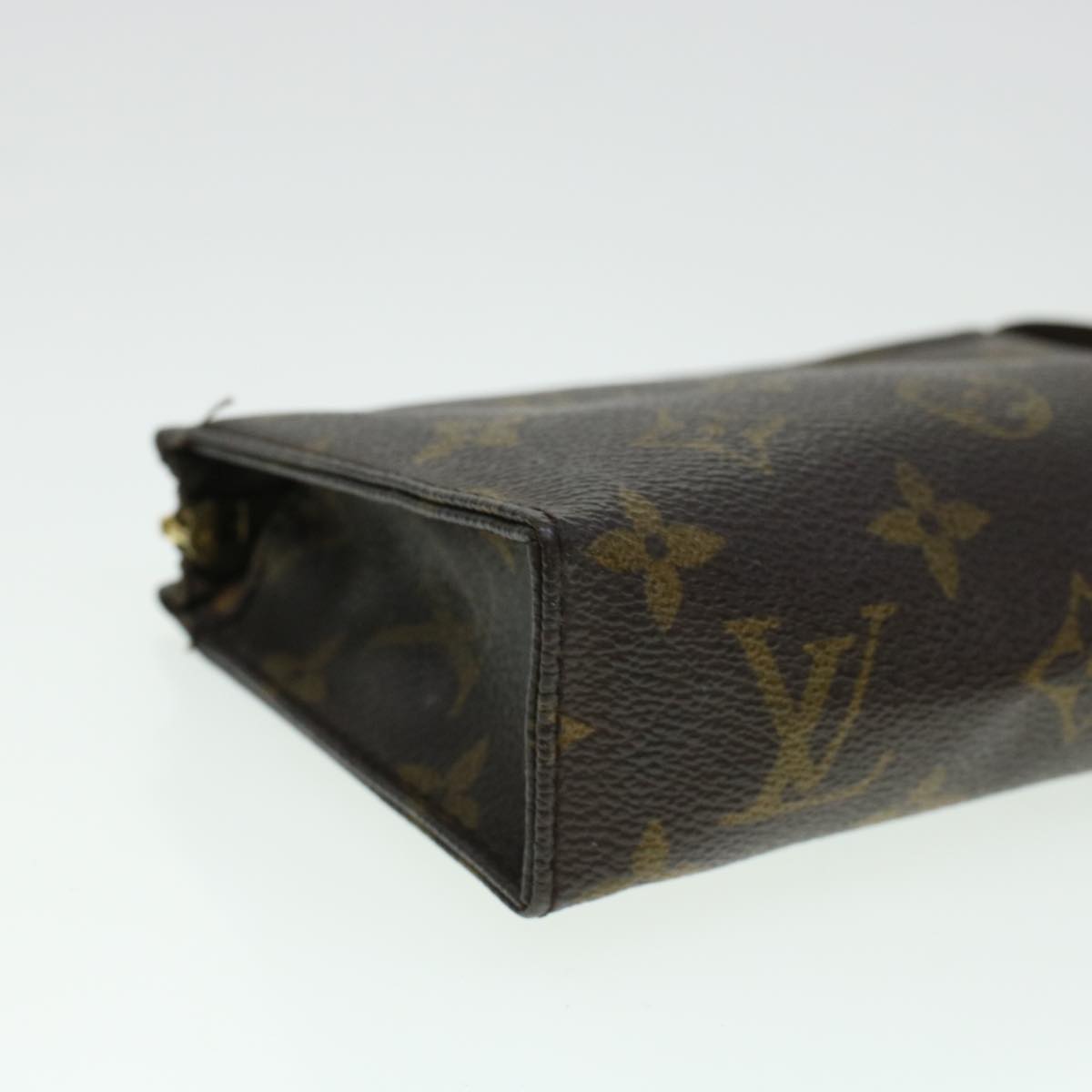 LOUIS VUITTON Monogram Poche Toilette 15 Pouch M47546 LV 45337