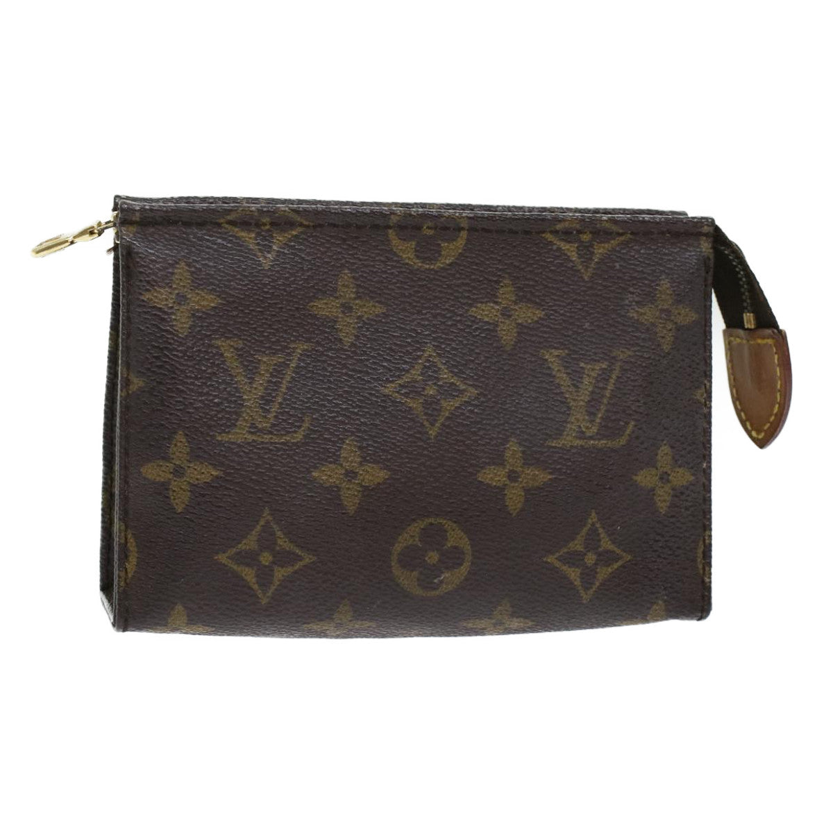 LOUIS VUITTON Monogram Poche Toilette 15 Pouch M47546 LV 45337
