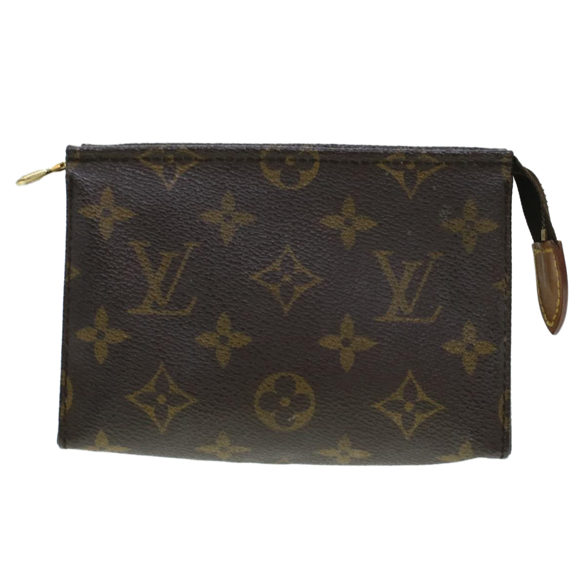 LOUIS VUITTON Monogram Poche Toilette 15 Pouch M47546 LV 45337