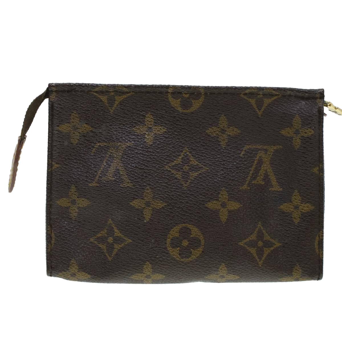 LOUIS VUITTON Monogram Poche Toilette 15 Pouch M47546 LV 45337