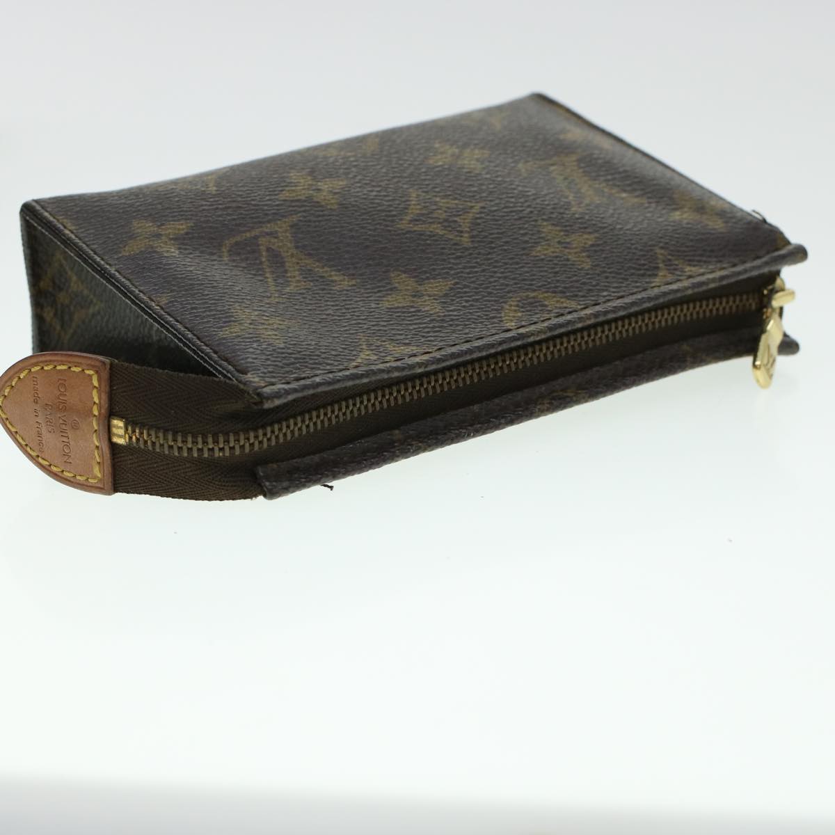 LOUIS VUITTON Monogram Poche Toilette 15 Pouch M47546 LV 45337
