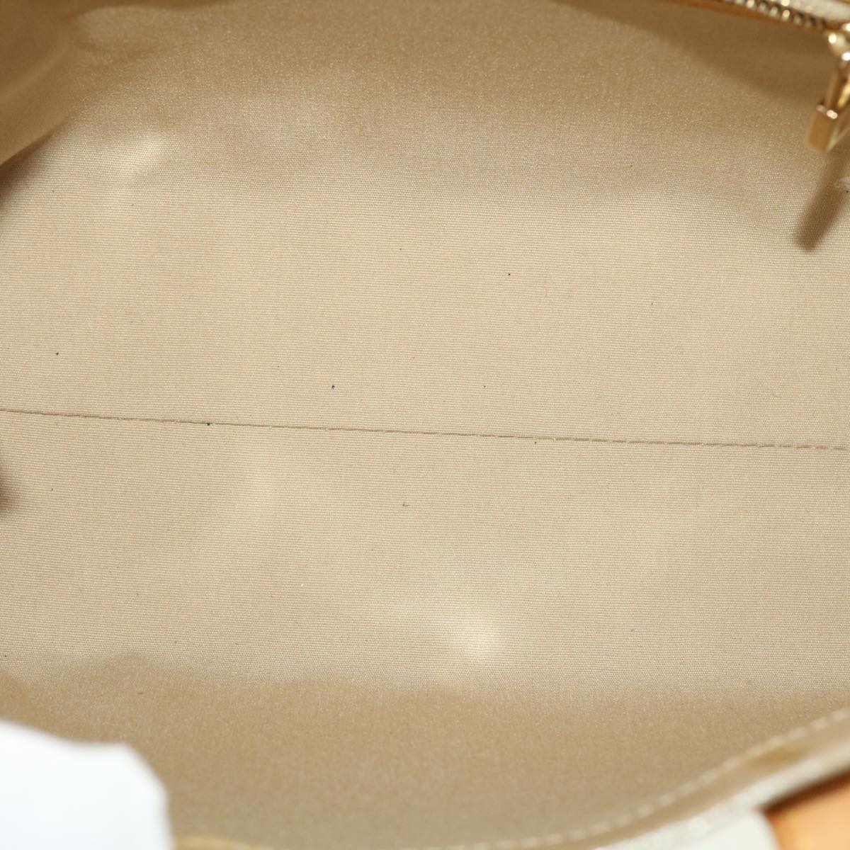 LOUIS VUITTON Monogram Vernis Reade PM Hand Bag Beige M91334 LV 45340