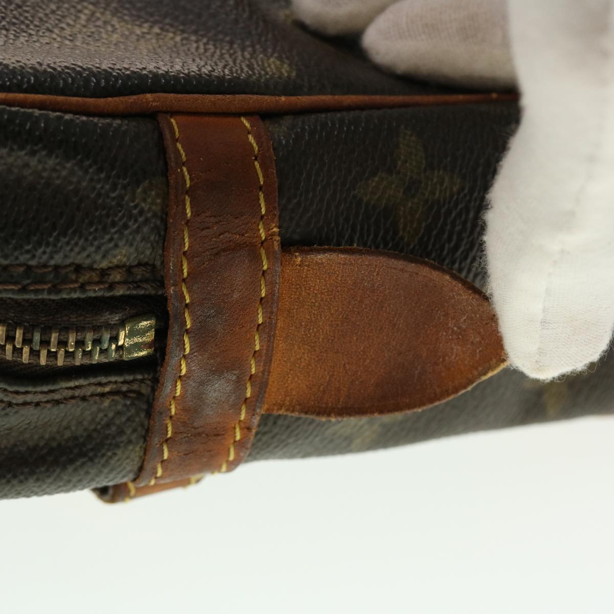 LOUIS VUITTON Monogram Compiegne 28 Clutch Bag M51845 LV 45342