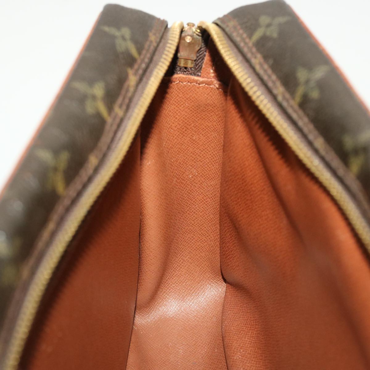 LOUIS VUITTON Monogram Compiegne 28 Clutch Bag M51845 LV 45342