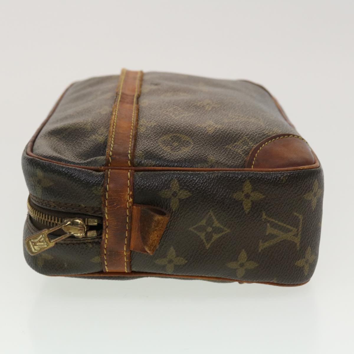 LOUIS VUITTON Monogram Compiegne 28 Clutch Bag M51845 LV 45342