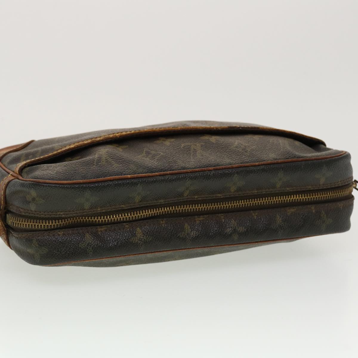 LOUIS VUITTON Monogram Compiegne 28 Clutch Bag M51845 LV 45342