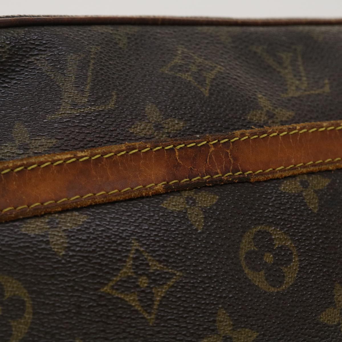 LOUIS VUITTON Monogram Compiegne 28 Clutch Bag M51845 LV 45342