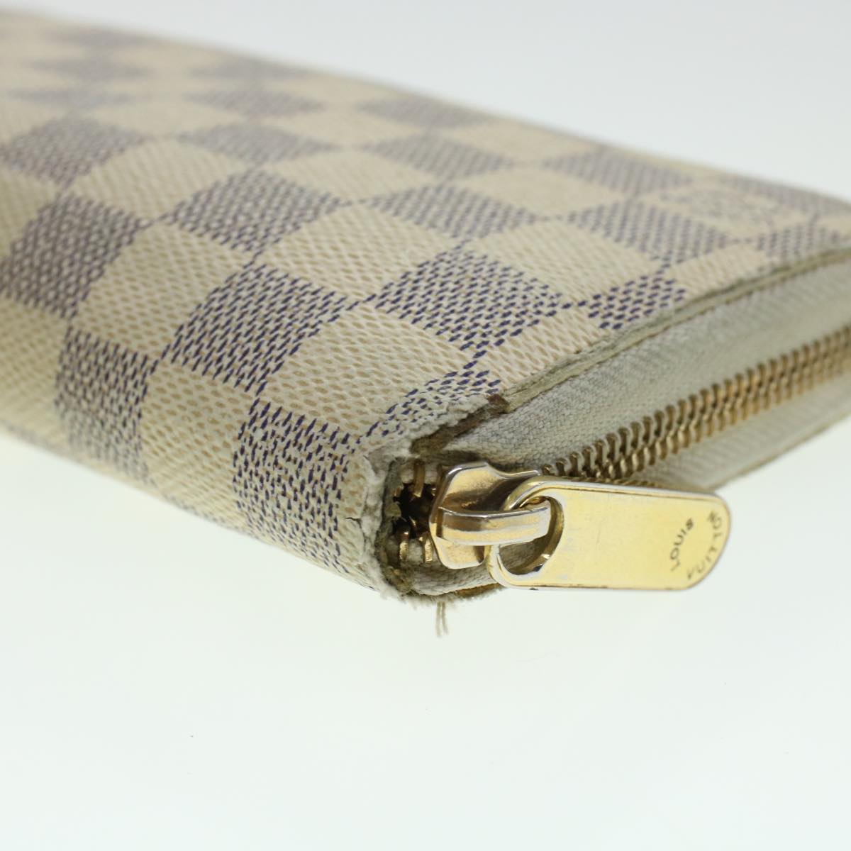 LOUIS VUITTON Damier Azur Illustre Balloon Zippy Wallet N63006 LV 45344