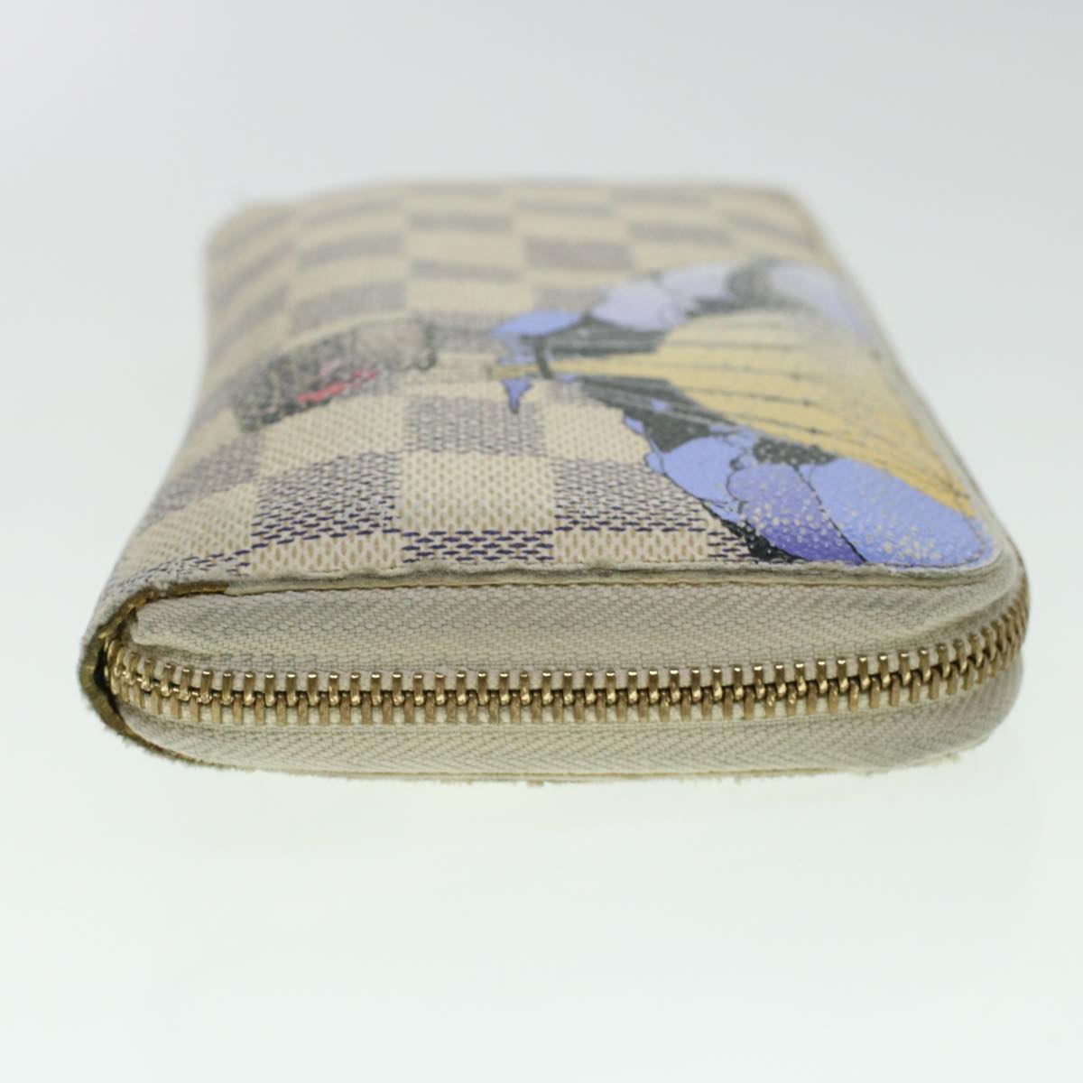 LOUIS VUITTON Damier Azur Illustre Balloon Zippy Wallet N63006 LV 45344