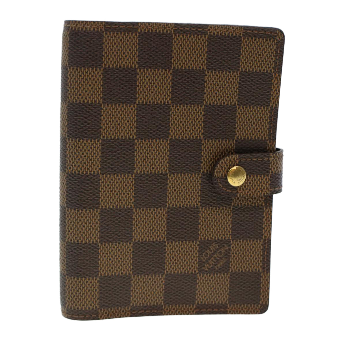 LOUIS VUITTON Damier Ebene Agenda PM Day Planner Cover R20029 LV 45345
