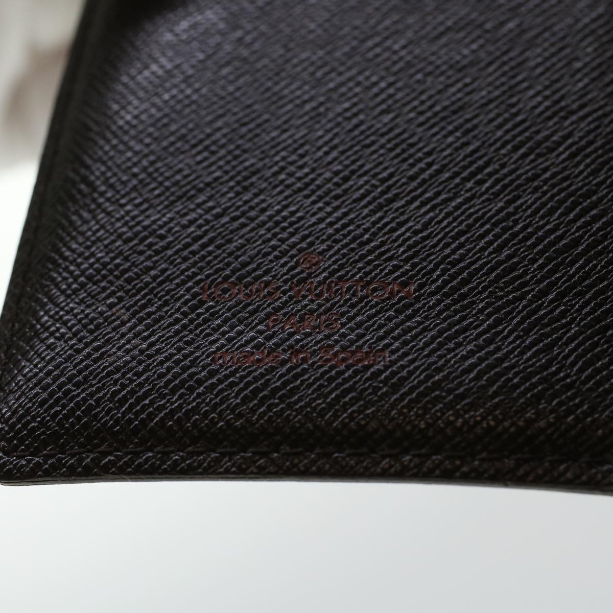 LOUIS VUITTON Damier Ebene Agenda PM Day Planner Cover R20029 LV 45345
