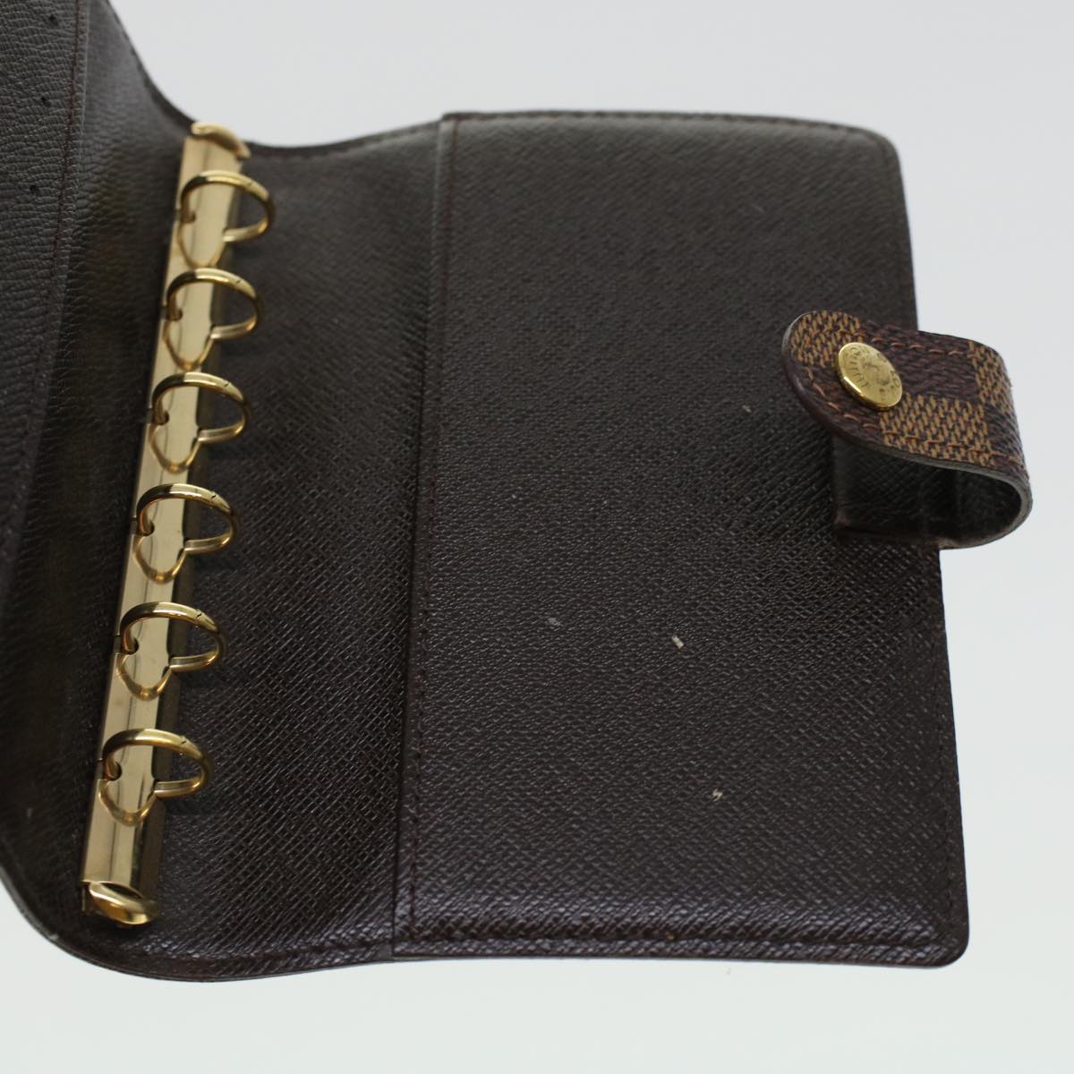 LOUIS VUITTON Damier Ebene Agenda PM Day Planner Cover R20029 LV 45345