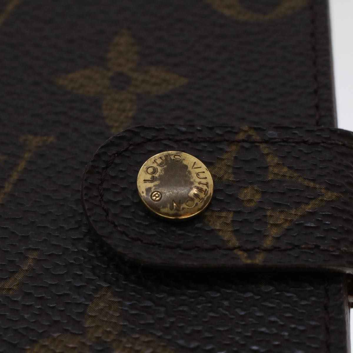LOUIS VUITTON Monogram Agenda PM Day Planner Cover R20005 LV 45346