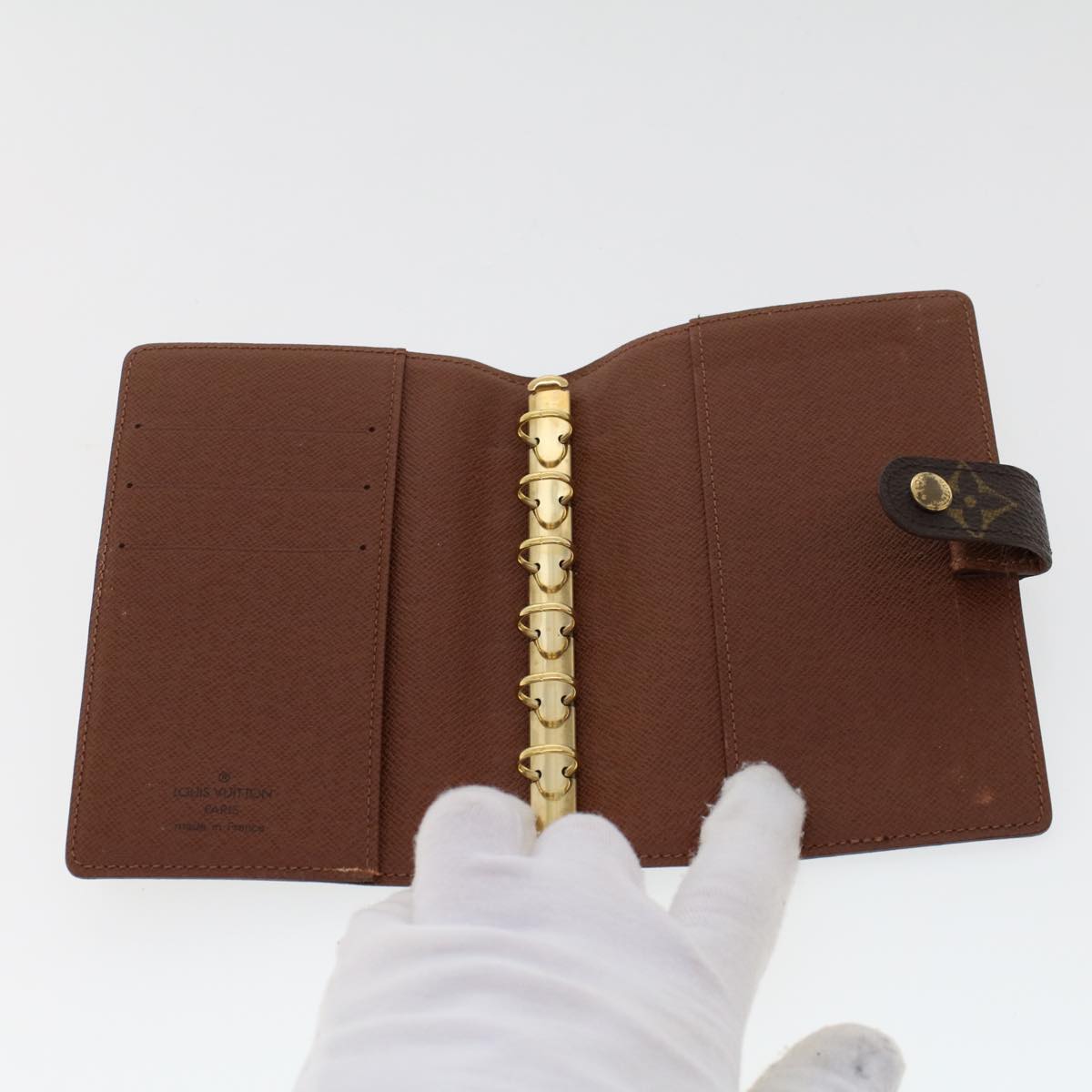 LOUIS VUITTON Monogram Agenda PM Day Planner Cover R20005 LV 45346