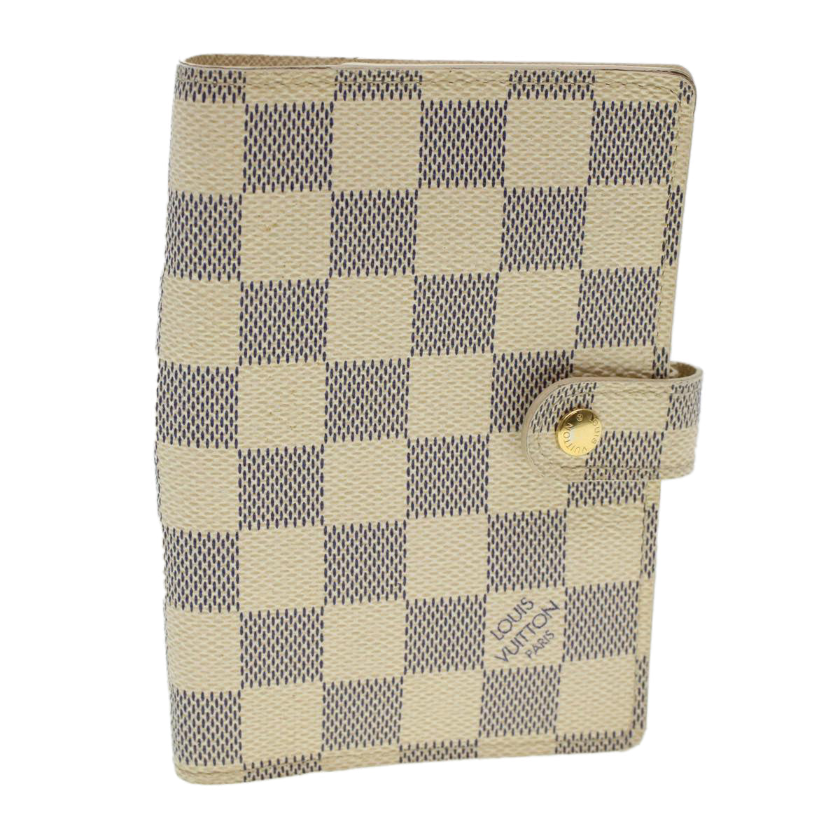 LOUIS VUITTON Damier Azur Agenda PM Day Planner Cover R20706 LV 45347