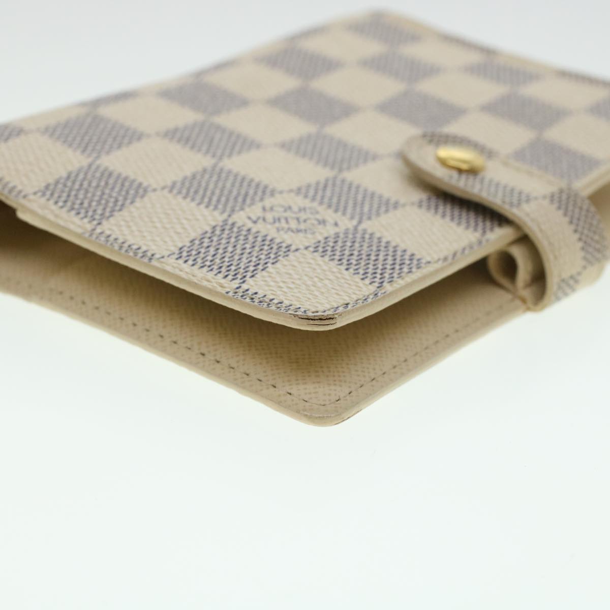 LOUIS VUITTON Damier Azur Agenda PM Day Planner Cover R20706 LV 45347