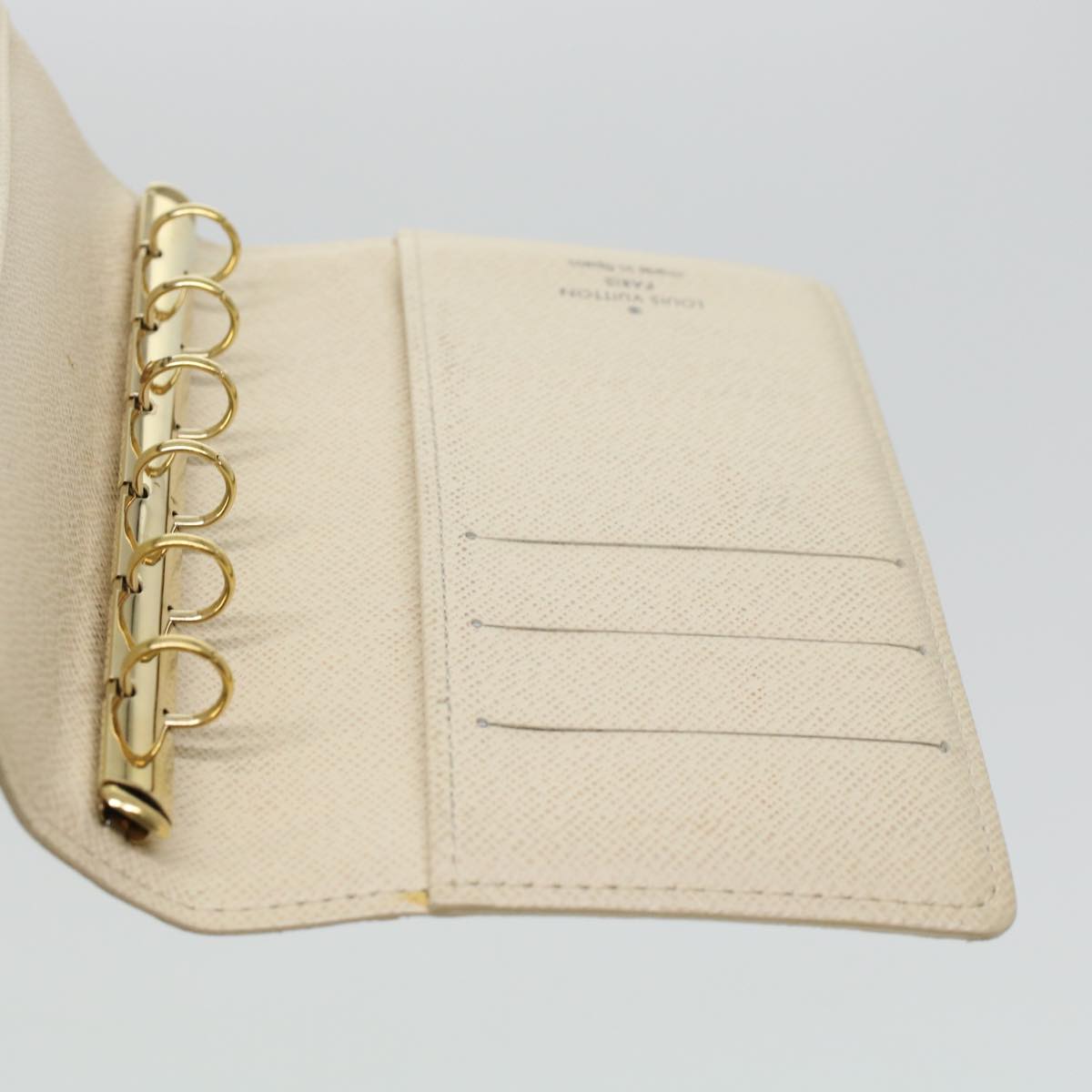 LOUIS VUITTON Damier Azur Agenda PM Day Planner Cover R20706 LV 45347