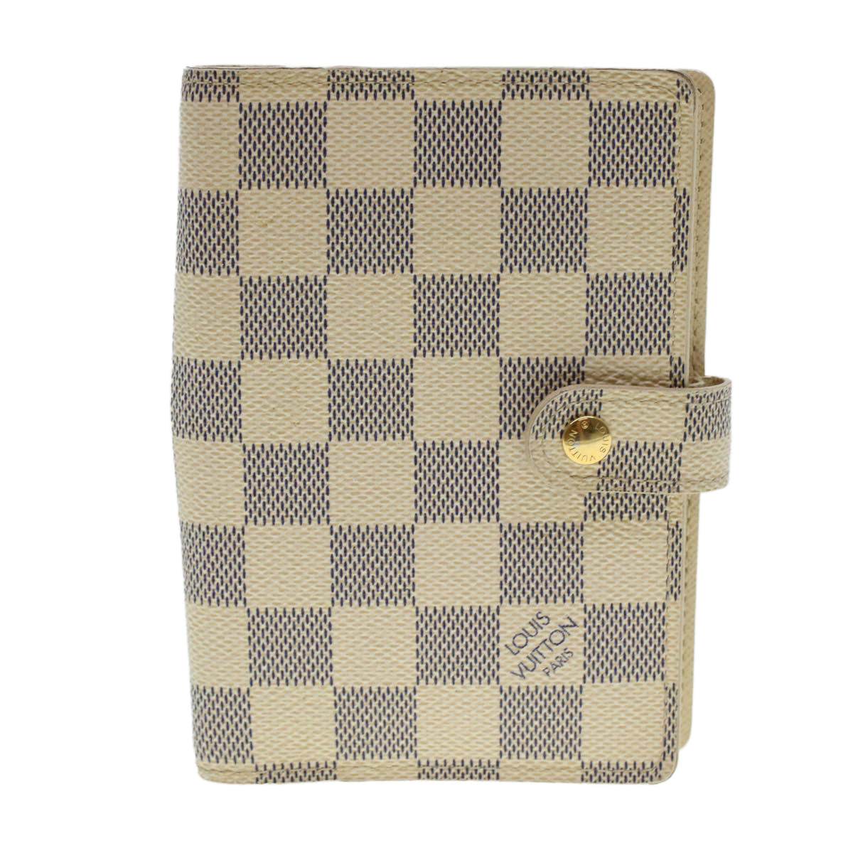 LOUIS VUITTON Damier Azur Agenda PM Day Planner Cover R20706 LV 45347