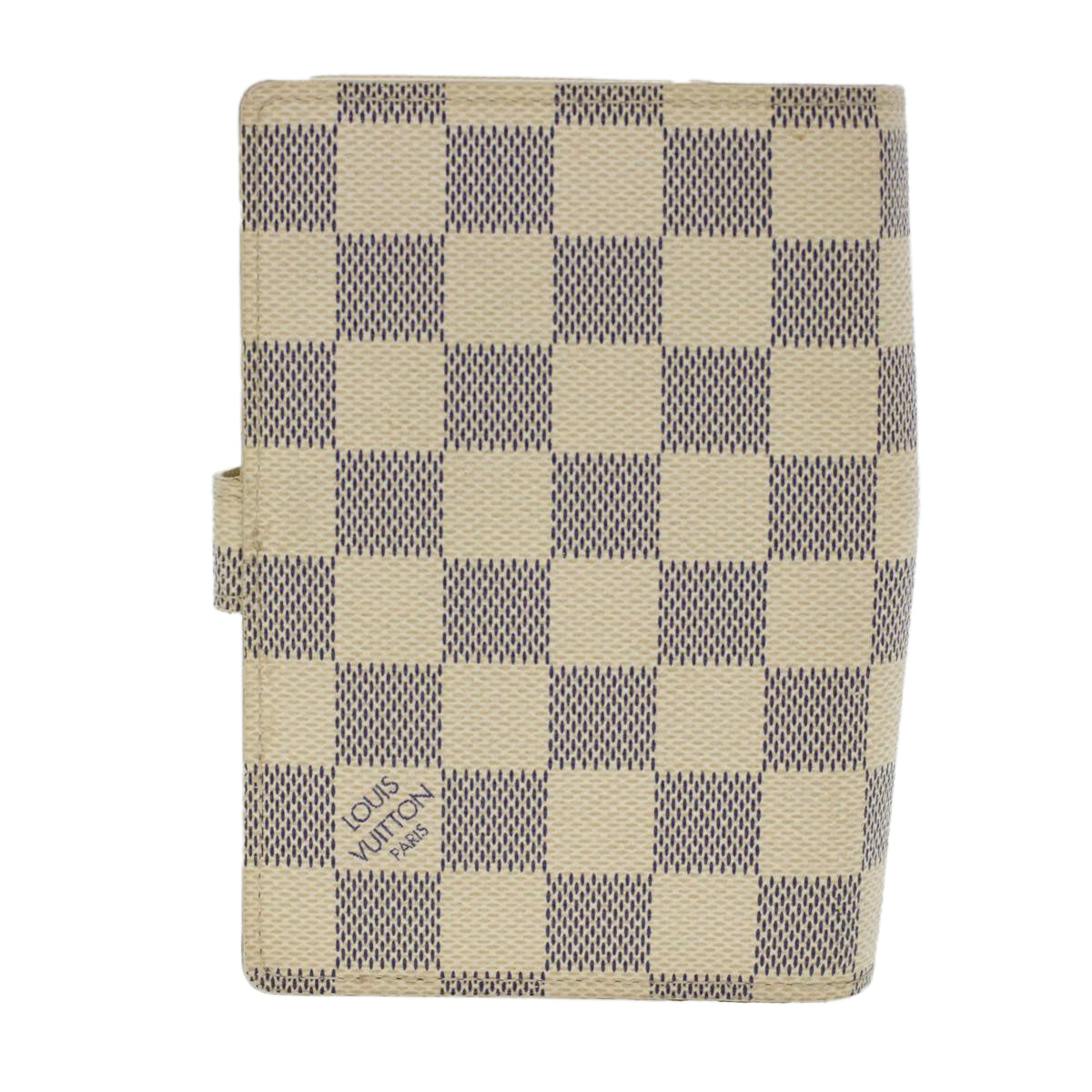 LOUIS VUITTON Damier Azur Agenda PM Day Planner Cover R20706 LV 45347