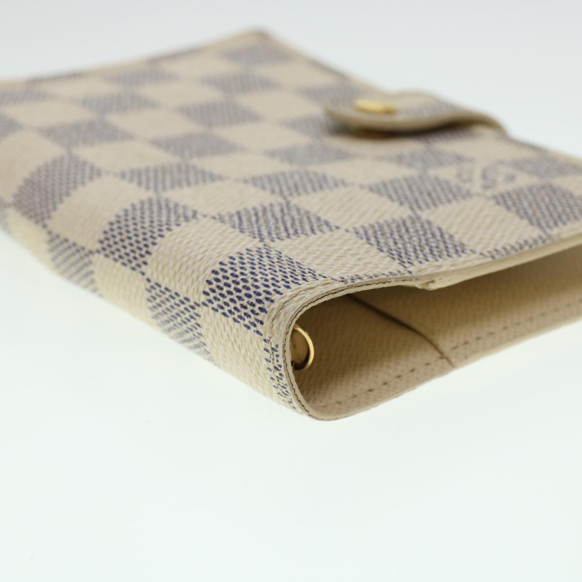 LOUIS VUITTON Damier Azur Agenda PM Day Planner Cover R20706 LV 45347