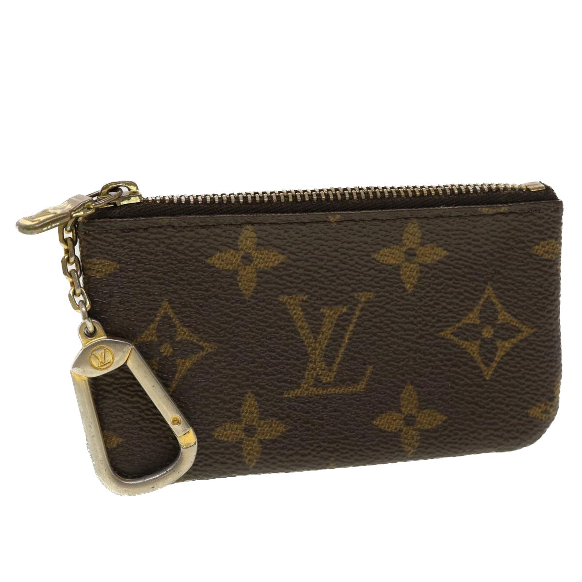 LOUIS VUITTON Monogram Pochette Cles Coin Purse M62650 LV 45350