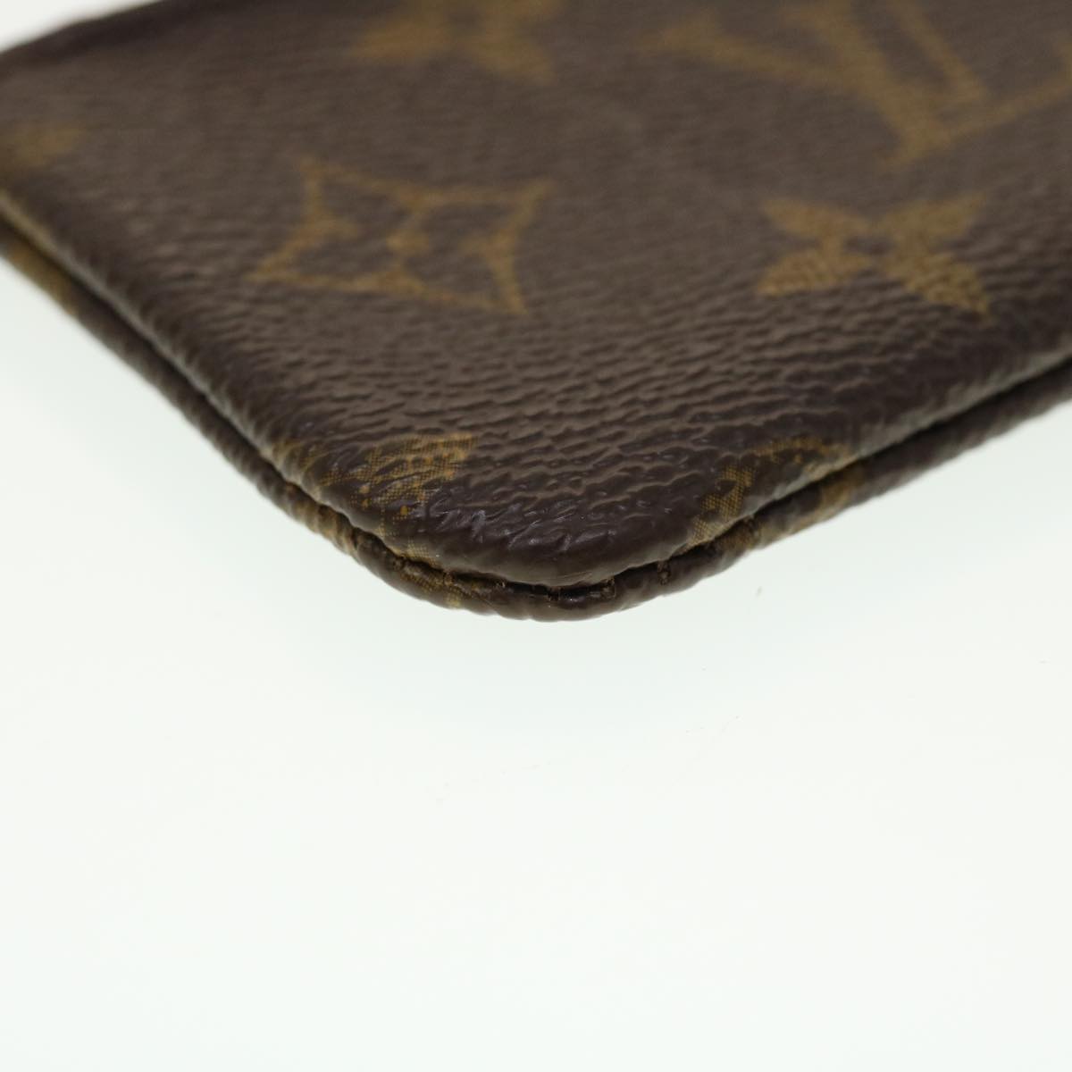 LOUIS VUITTON Monogram Pochette Cles Coin Purse M62650 LV 45350