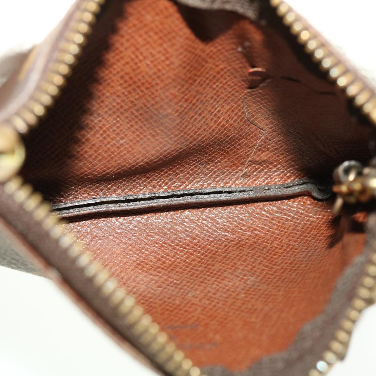 LOUIS VUITTON Monogram Pochette Cles Coin Purse M62650 LV 45350