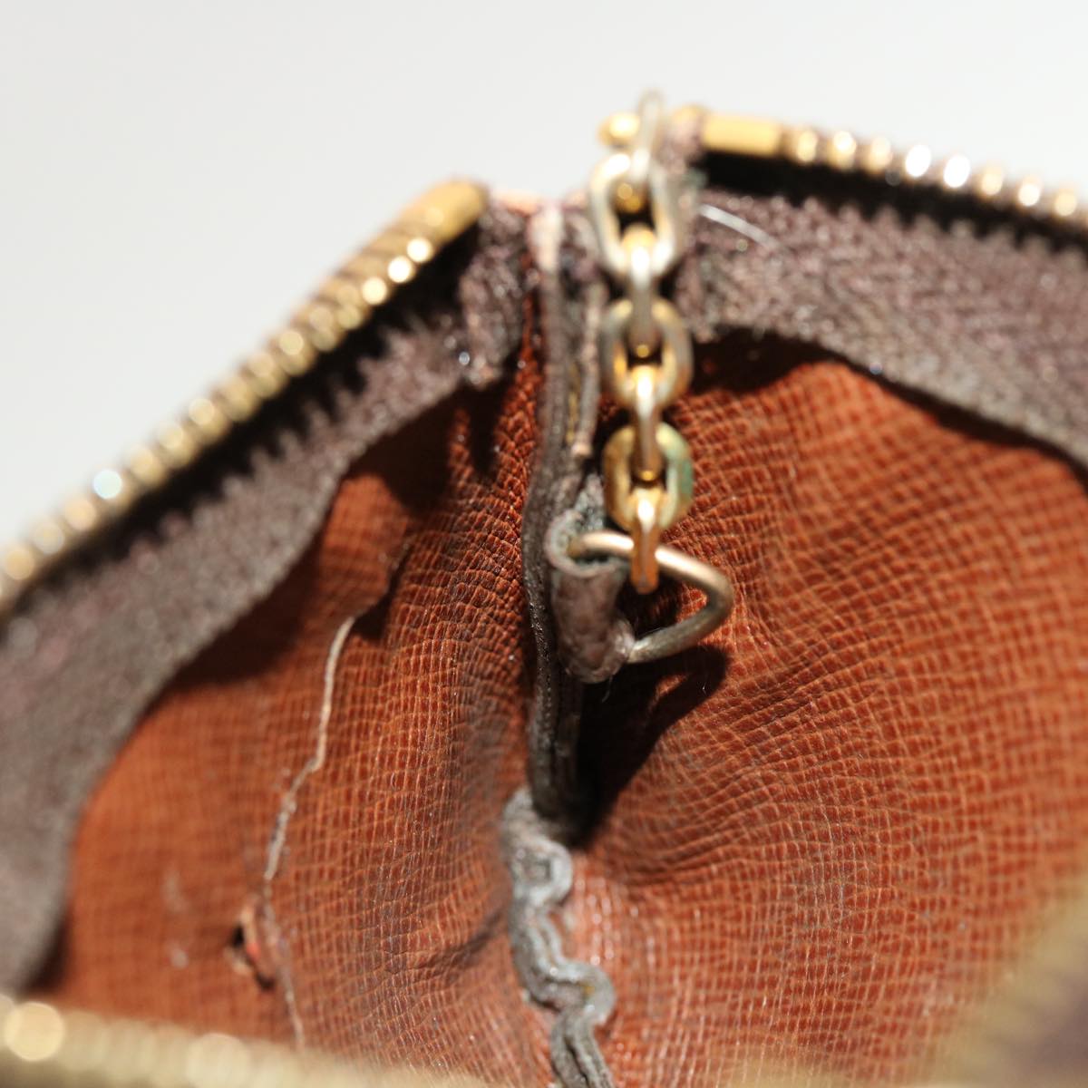 LOUIS VUITTON Monogram Pochette Cles Coin Purse M62650 LV 45350