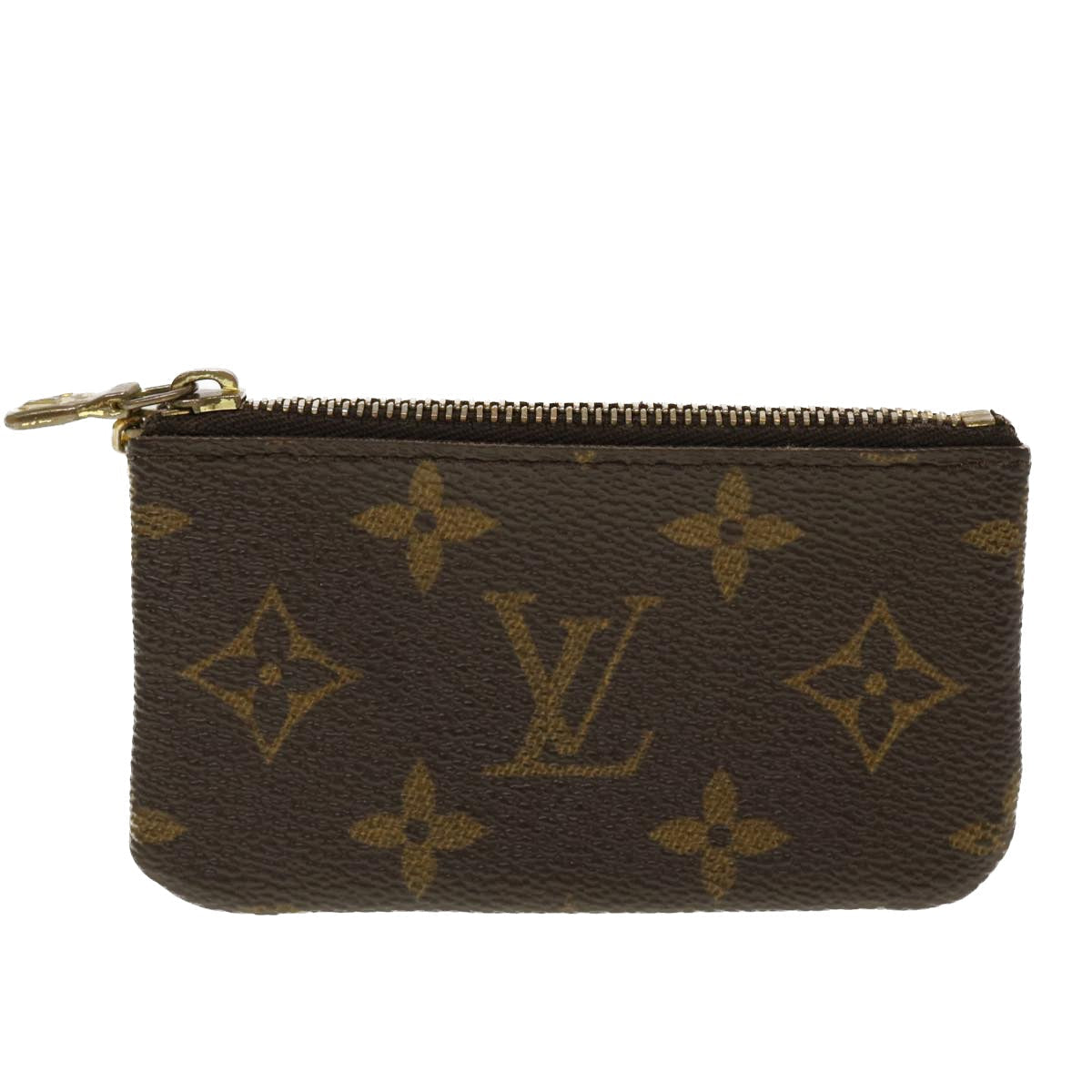 LOUIS VUITTON Monogram Pochette Cles Coin Purse M62650 LV 45350