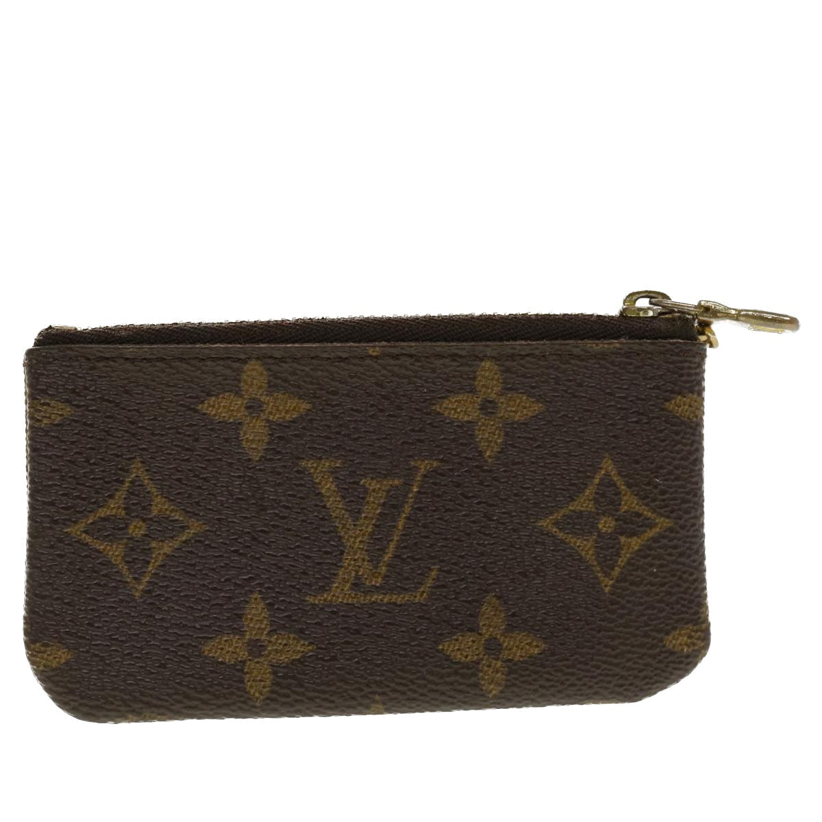 LOUIS VUITTON Monogram Pochette Cles Coin Purse M62650 LV 45350