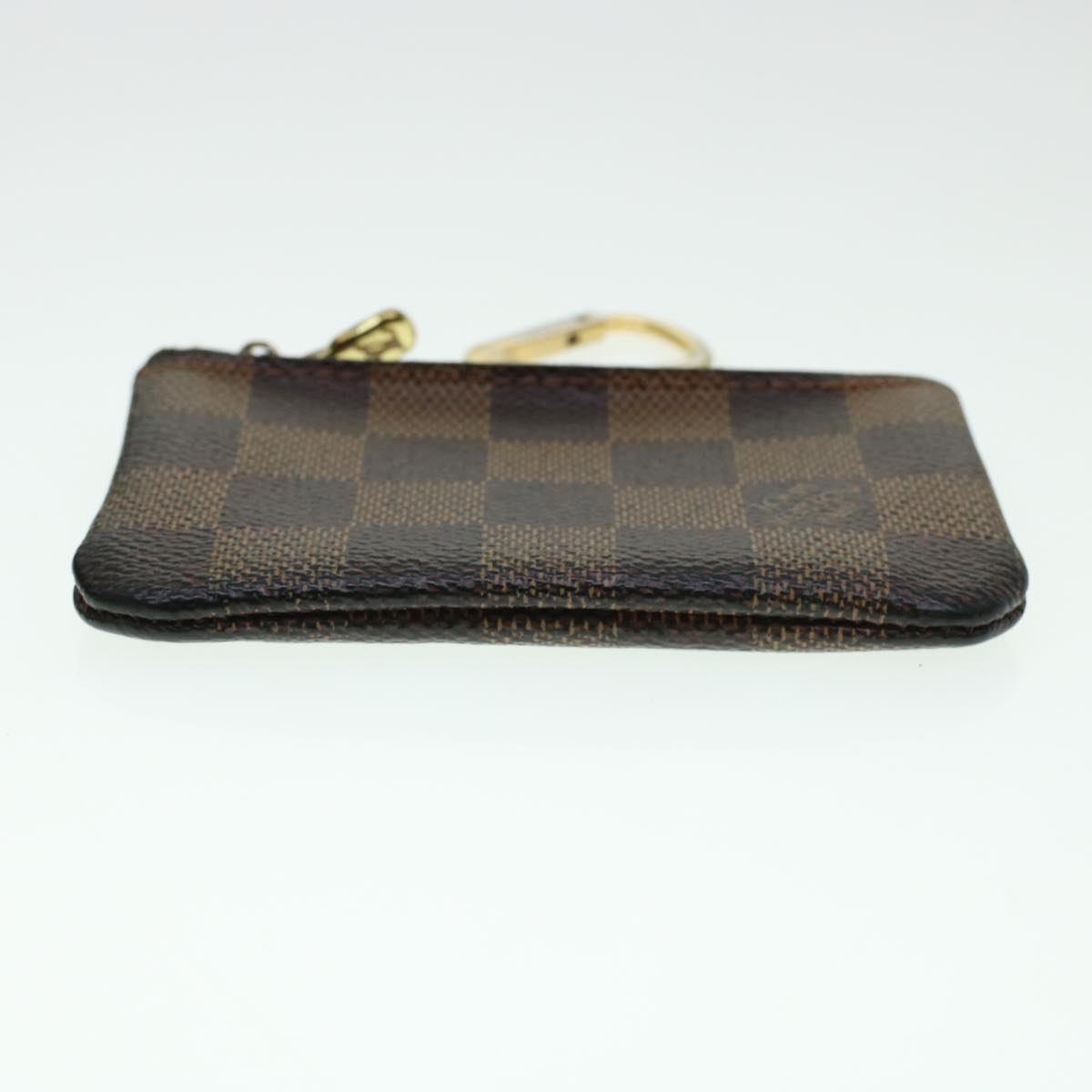 LOUIS VUITTON Damier Ebene Pochette Cles Coin Purse N62658 LV 45352