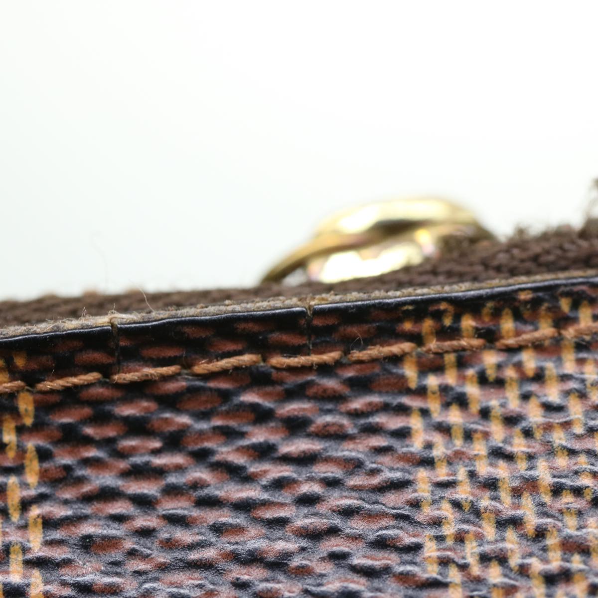 LOUIS VUITTON Damier Ebene Pochette Cles Coin Purse N62658 LV 45352