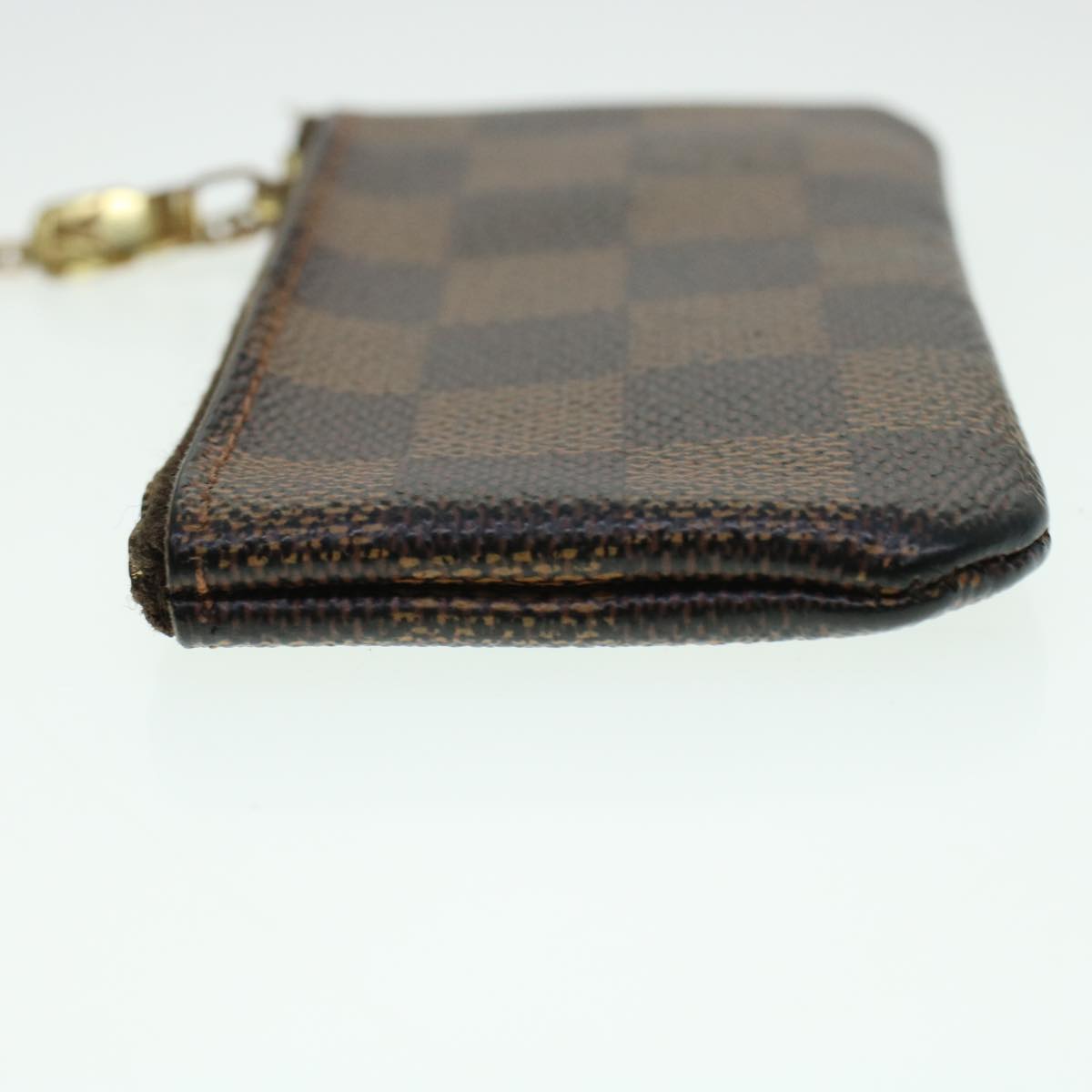 LOUIS VUITTON Damier Ebene Pochette Cles Coin Purse N62658 LV 45352