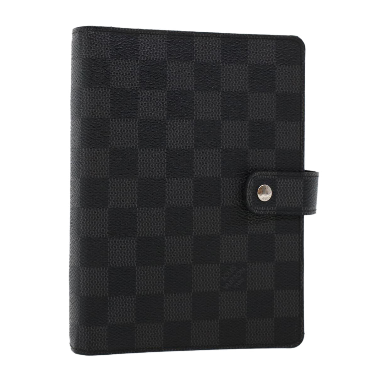 LOUIS VUITTON Damier Graphite Agenda MM Day Planner Cover R20242 LV 45358