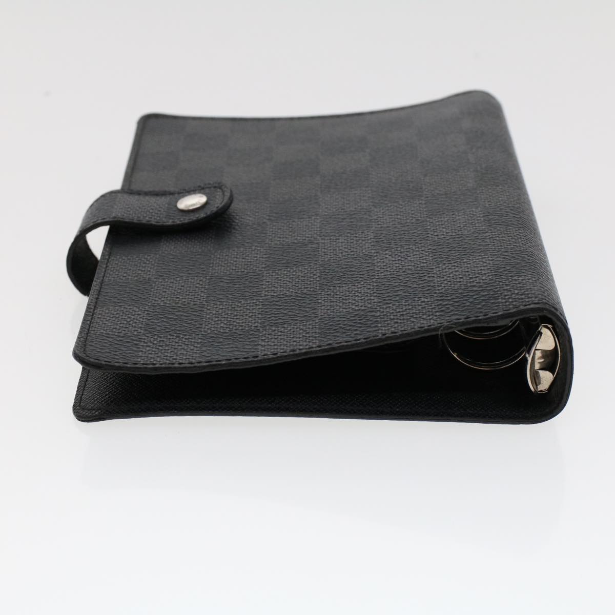 LOUIS VUITTON Damier Graphite Agenda MM Day Planner Cover R20242 LV 45358