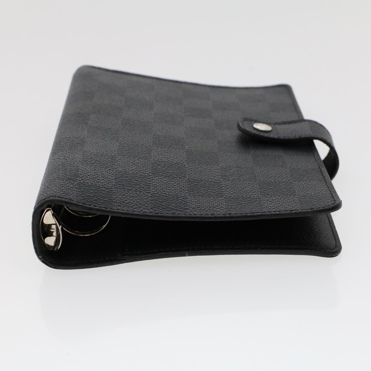 LOUIS VUITTON Damier Graphite Agenda MM Day Planner Cover R20242 LV 45358