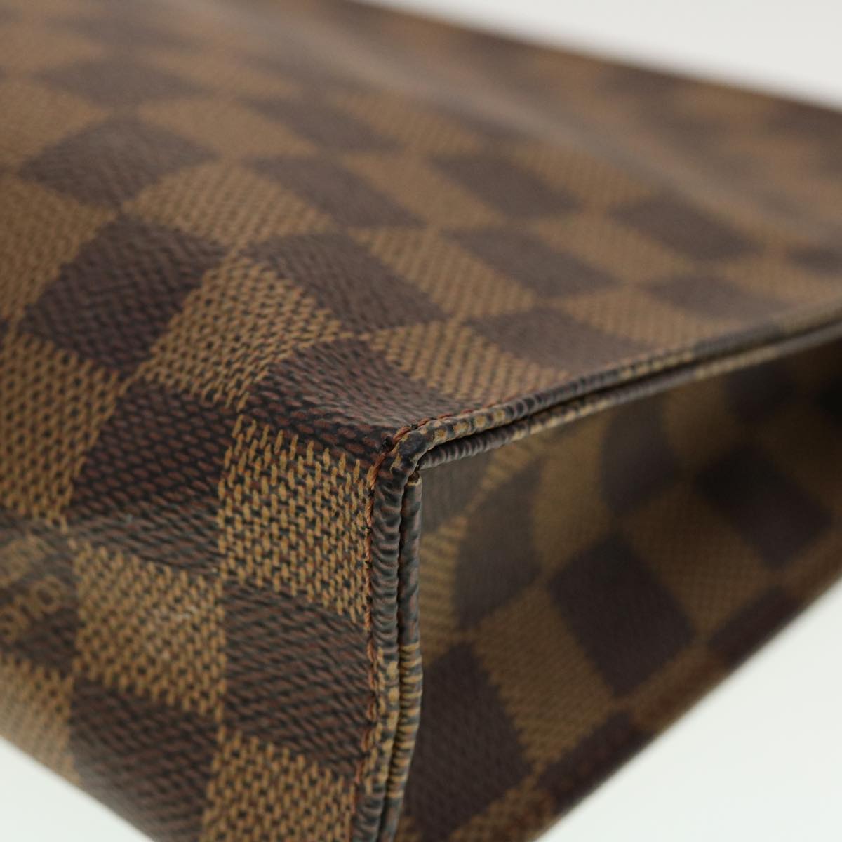 LOUIS VUITTON Damier Ebene Poche Toilette 26 Pouch N47543 LV 45360