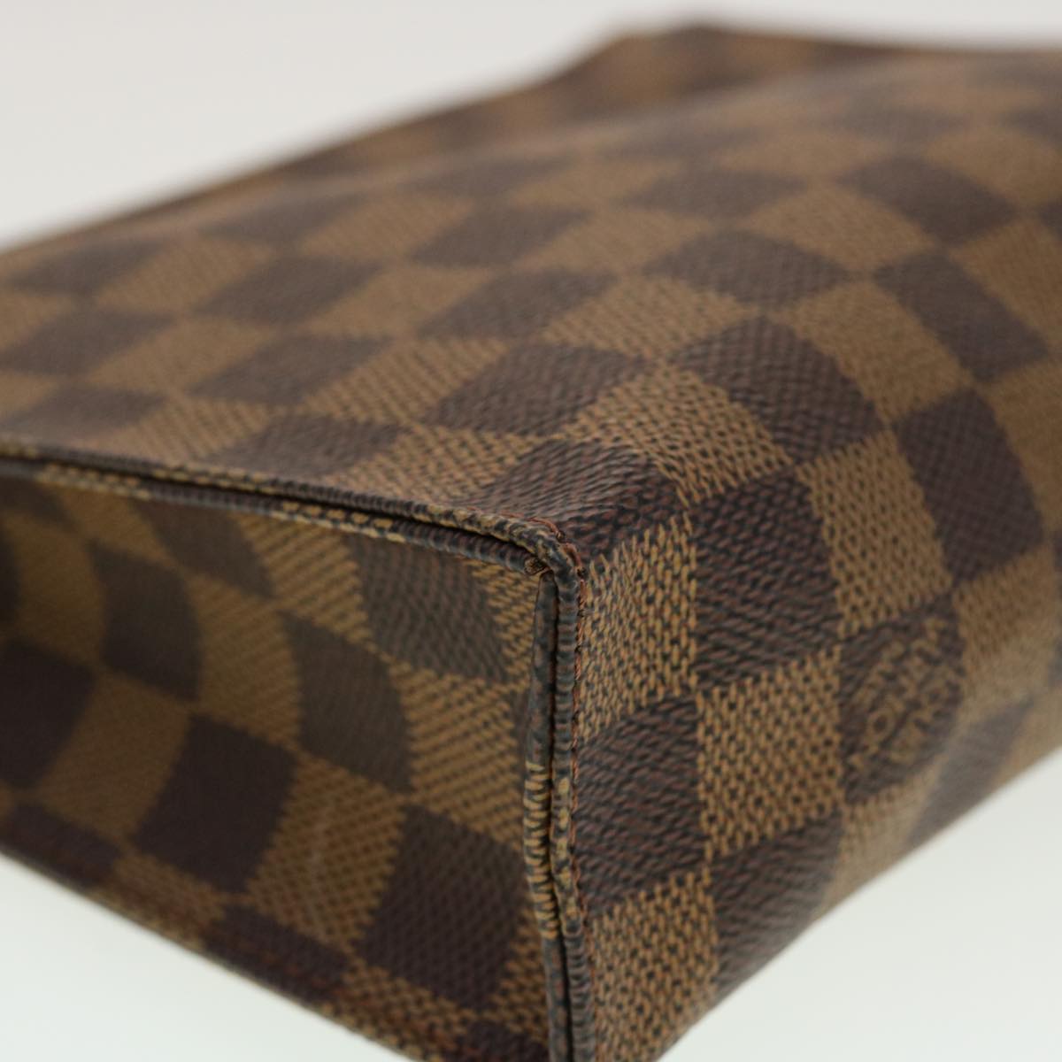 LOUIS VUITTON Damier Ebene Poche Toilette 26 Pouch N47543 LV 45360