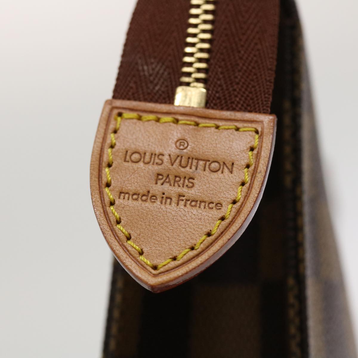 LOUIS VUITTON Damier Ebene Poche Toilette 26 Pouch N47543 LV 45360