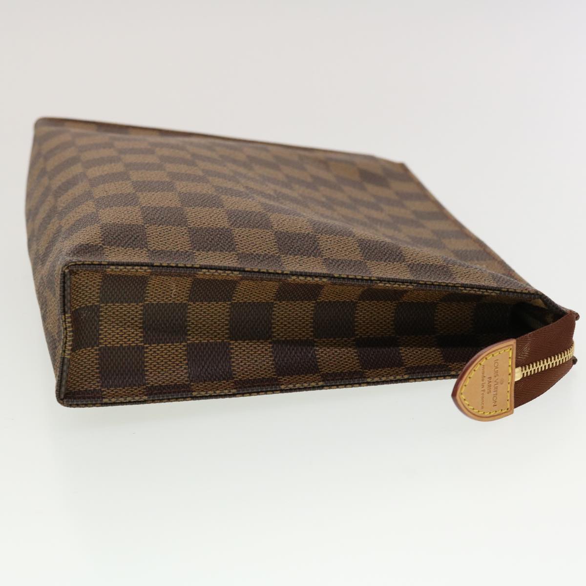 LOUIS VUITTON Damier Ebene Poche Toilette 26 Pouch N47543 LV 45360