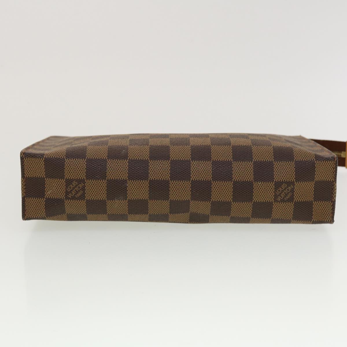 LOUIS VUITTON Damier Ebene Poche Toilette 26 Pouch N47543 LV 45360