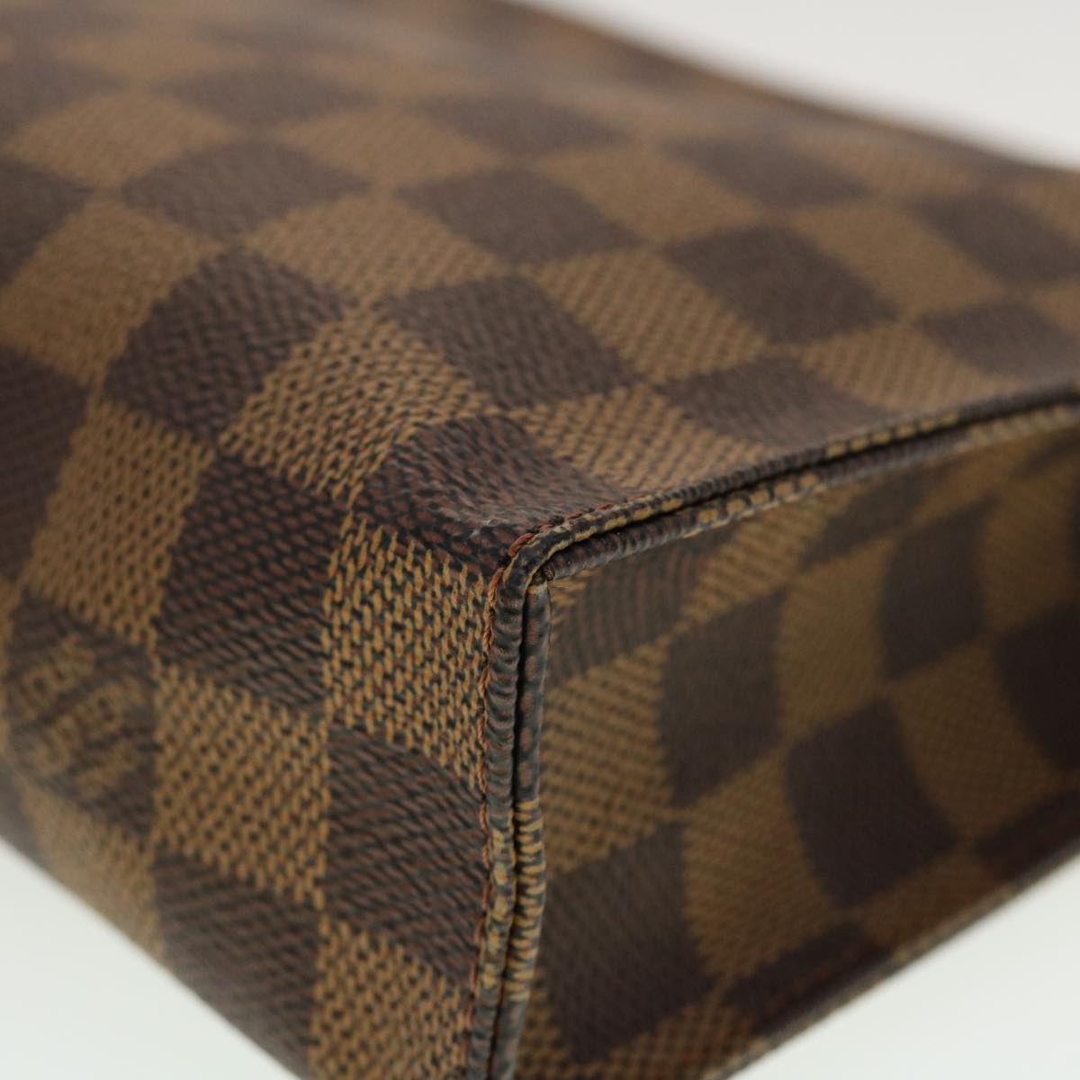 LOUIS VUITTON Damier Ebene Poche Toilette 26 Pouch N47543 LV 45360