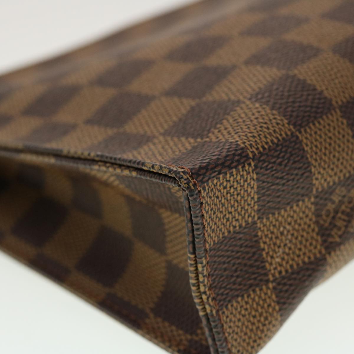 LOUIS VUITTON Damier Ebene Poche Toilette 26 Pouch N47543 LV 45360
