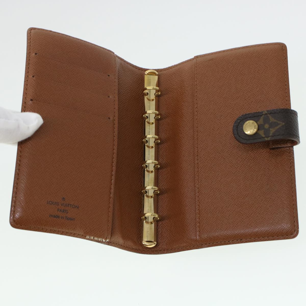 LOUIS VUITTON Monogram Agenda PM Day Planner Cover R20005 LV 45364