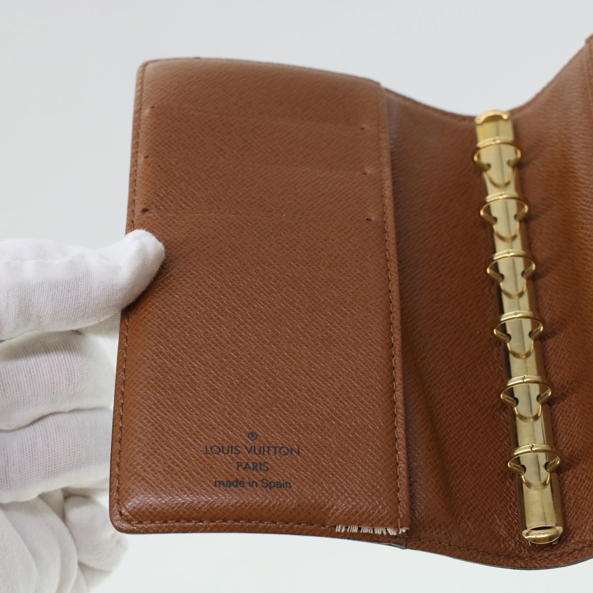LOUIS VUITTON Monogram Agenda PM Day Planner Cover R20005 LV 45364