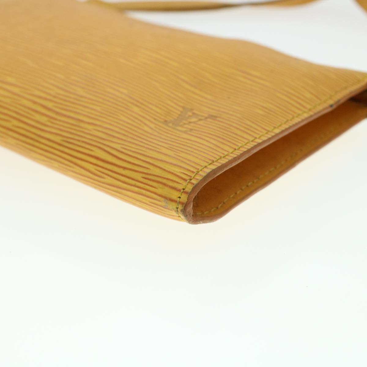 LOUIS VUITTON Epi Pochette Accessoires Pouch Yellow M52989 LV 45368